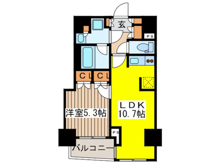 間取図 セレサ日本橋堀留町