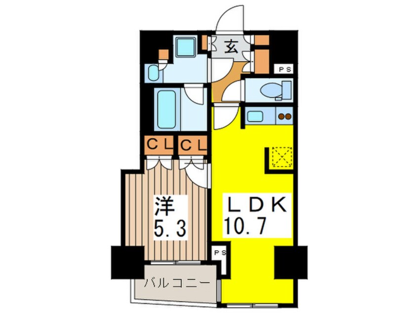 間取図 セレサ日本橋堀留町