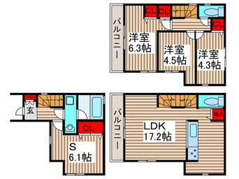 間取図 Ｋｏｌｅｔ日進#３１