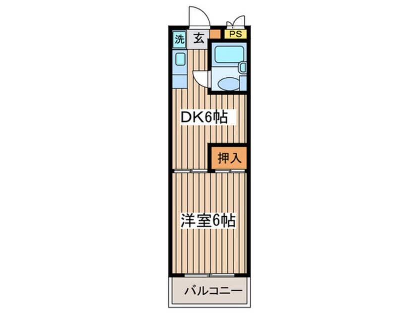 間取図 シェスタ東林間