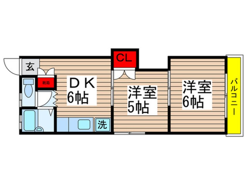 間取図 ユーカリハイツ