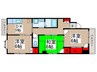 第二メゾン湯浅 3DKの間取り