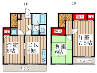 間取図 ステラ小峰B