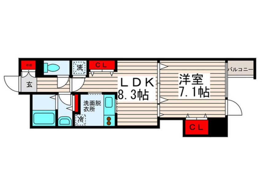 間取図 アーバンレックス西新井