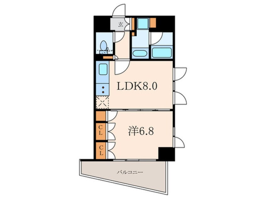 間取図 オーキッドレジデンス六本木