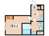 グランパーク品川戸越 1Kの間取り