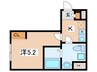 グランパーク品川戸越 1Kの間取り