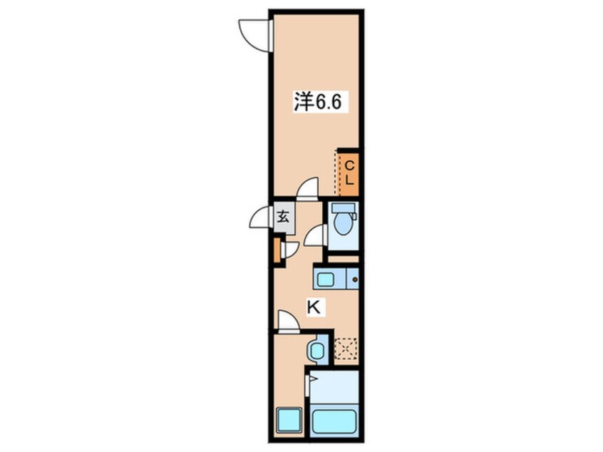 間取図 グランパーク品川戸越
