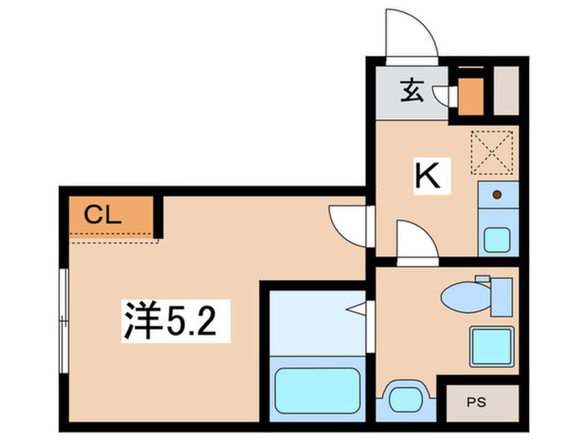 間取図 グランパーク品川戸越