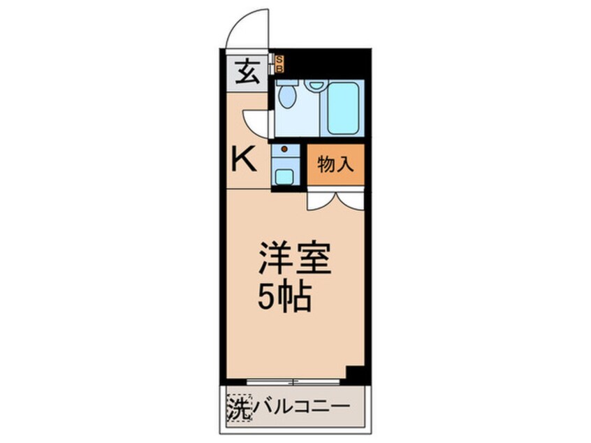 間取図 若葉コーポ