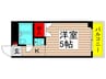 若葉コーポ 1Rの間取り