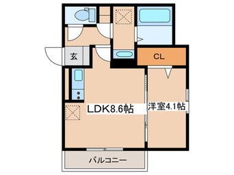 間取図 ラ・パーチェ