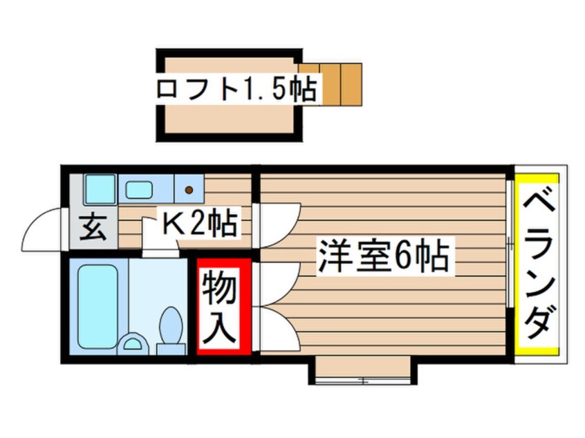 間取図 グリ－ンヒルズ