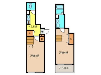間取図 AZ　ASAKUSABASHI