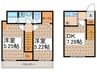 AZ　ASAKUSABASHI 2DKの間取り
