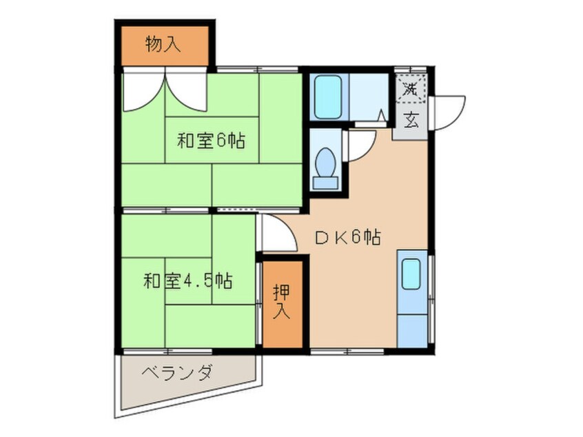 間取図 チェリーハイツ