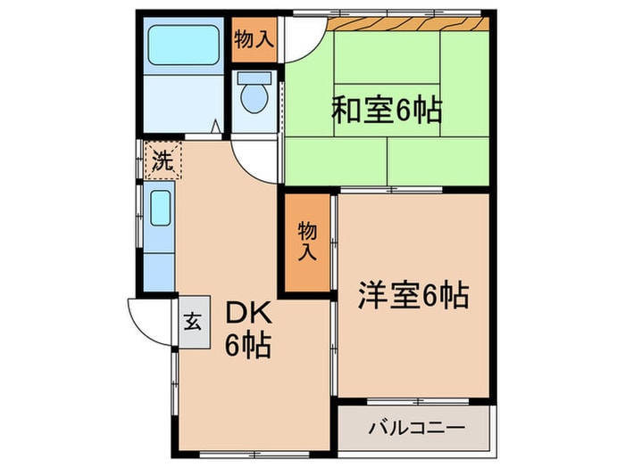 間取り図 チェリーハイツ