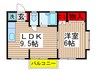 シティ－２ 1LDKの間取り