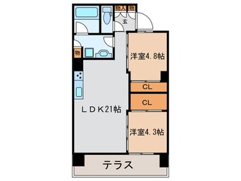 間取図 ブランシエスタ王子