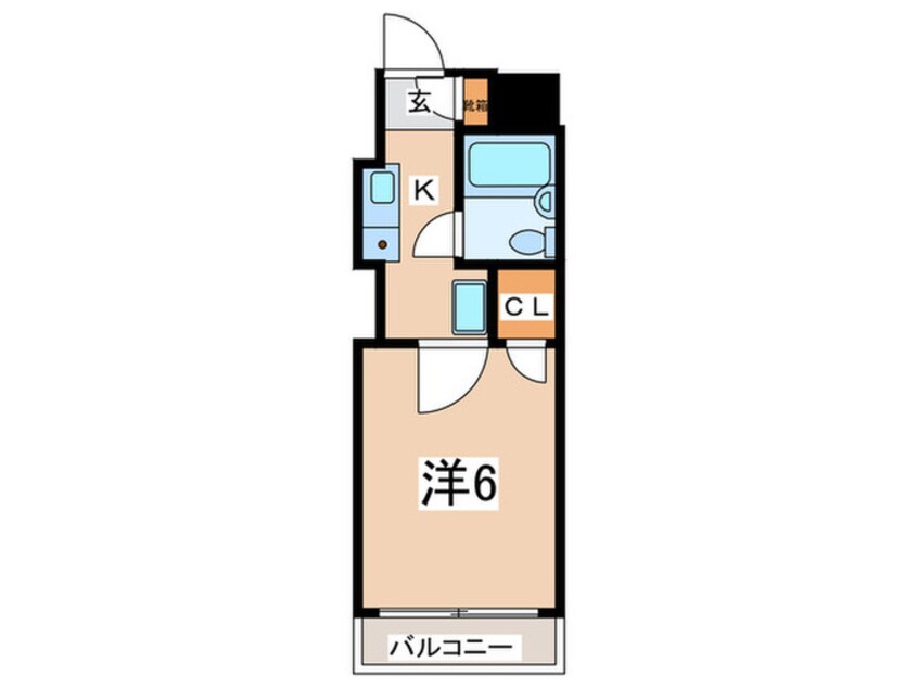 間取図 フレンドポート横浜第８(110)