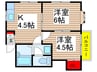Ｏｐａｌｅ・Ｌｕｍｉｅｒｅ 2Kの間取り