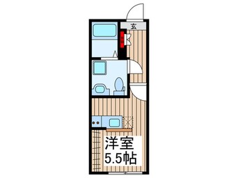 間取図 Ａｍｂｉｔｉｏｎ備後西