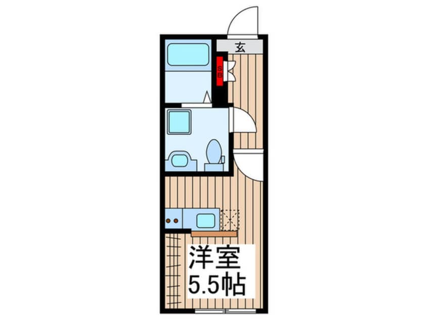 間取図 Ａｍｂｉｔｉｏｎ備後西