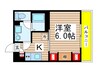 リブリ・SUZUYASU 1Kの間取り