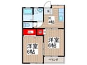 ハイツウェルトⅡの間取図