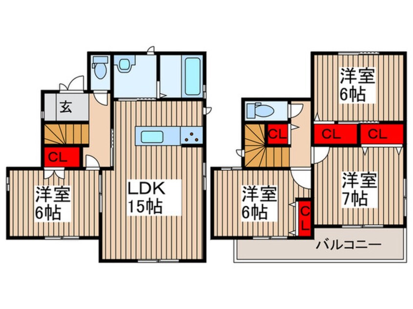 間取図 Ｋｏｌｅｔ日進#３５