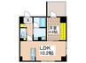 ルヴェール 1LDKの間取り