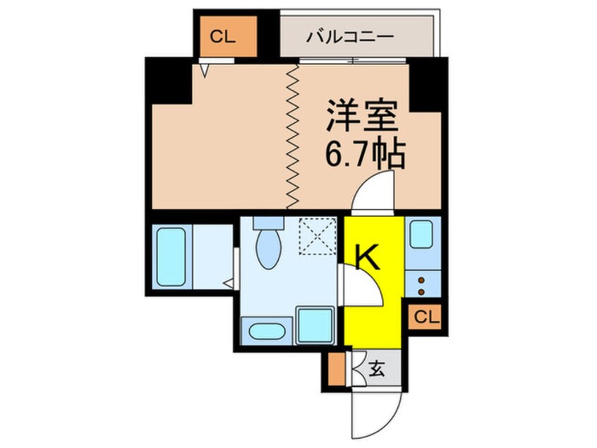 間取図 CREAL日本橋浜町