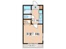 OHマンション 1Kの間取り