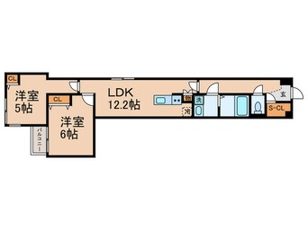 間取図 ＦＡＢＲＩＣ大森町