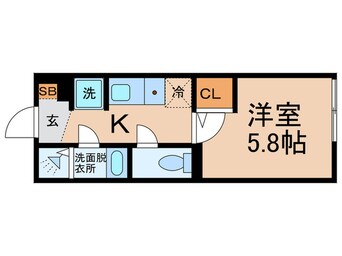 間取図 ＦＡＢＲＩＣ大森町