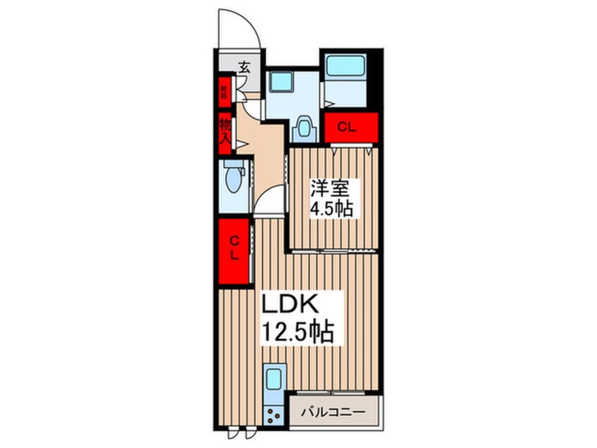 間取図 仮)下落合3丁目共同住宅