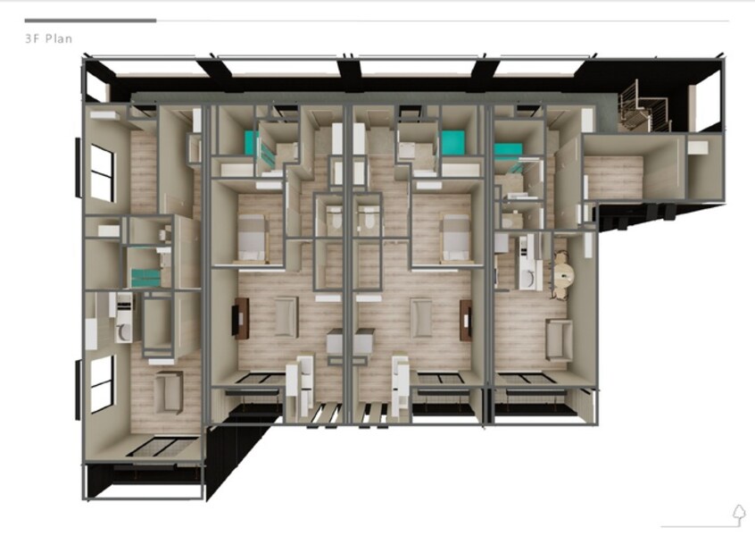 完成予想図 仮)下落合3丁目共同住宅
