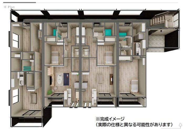 完成予想図 仮)下落合3丁目共同住宅