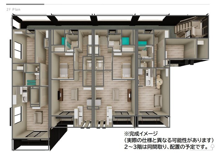 完成予想図 仮)下落合3丁目共同住宅