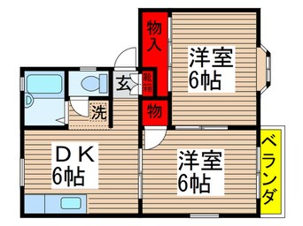 間取図 アビダシオンユ－カリ