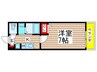 レガーロ幕張本郷 1Kの間取り