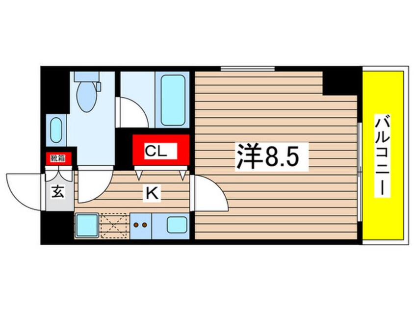 間取図 アイルイムーブル西大島(703)