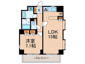 間取図 ﾌﾚｰﾙ早稲田（501）