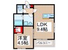 仮)Beststage流山市鰭ヶ崎1号棟 1LDKの間取り