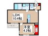 仮)Beststage流山市鰭ヶ崎1号棟 1LDKの間取り