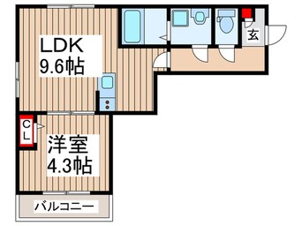 間取図 仮)Beststage流山市鰭ヶ崎1号棟