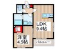 仮)Beststage流山市鰭ヶ崎1号棟 1LDKの間取り