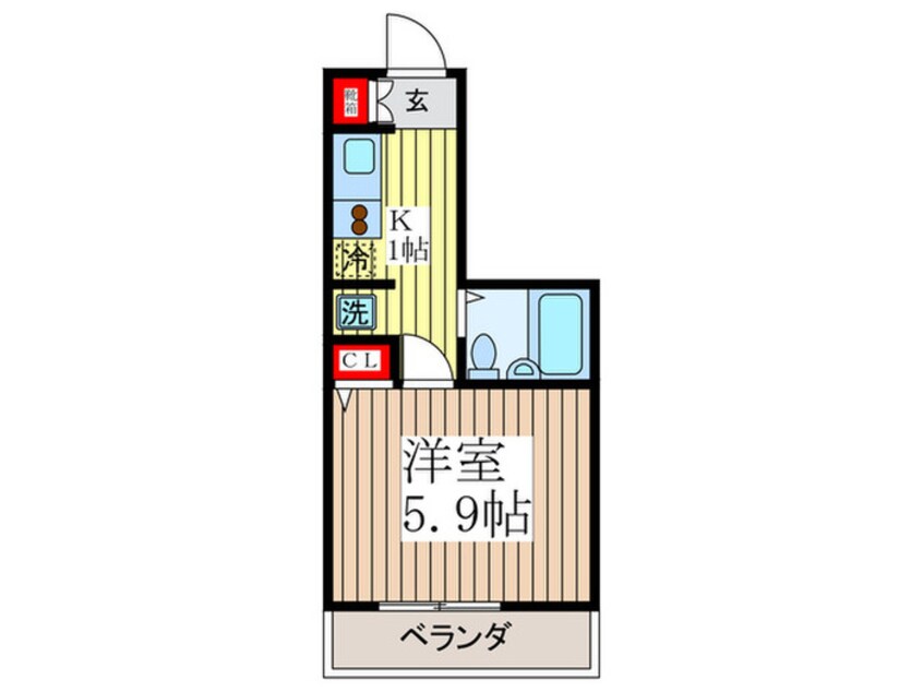 間取図 プライムアーバン月島