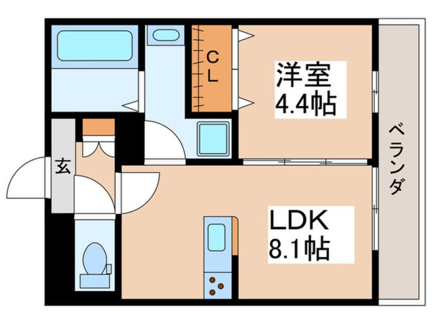 間取図 リコルテ福生