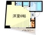クレセント早稲田 1Rの間取り